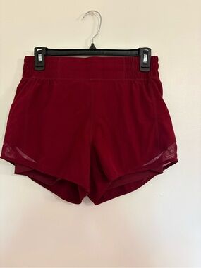 Mondetta Women's Deep Red Athletic Shorts